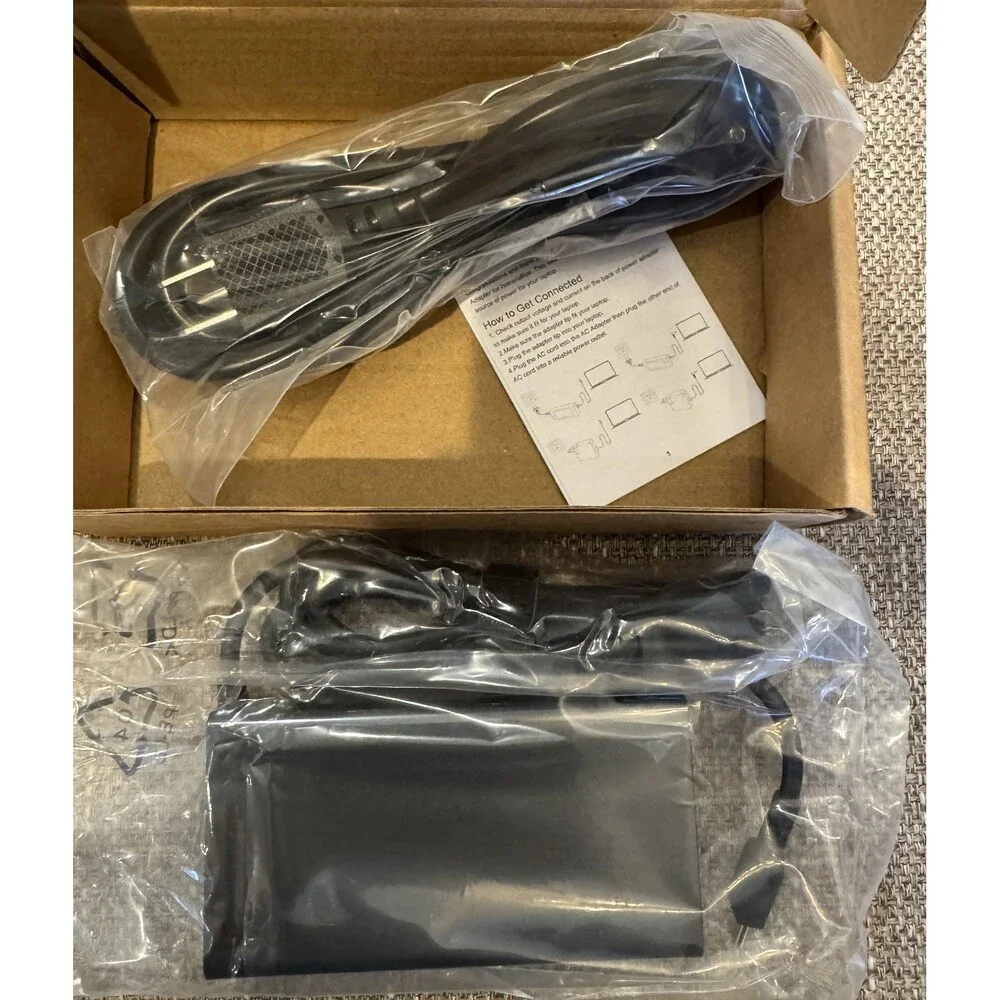 KTDYSPQ Black Universal Laptop Charge & Cable Adapter New